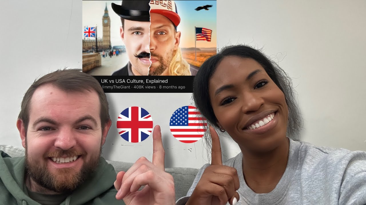 American & Brit React to the UK vs USA Culture, Explained