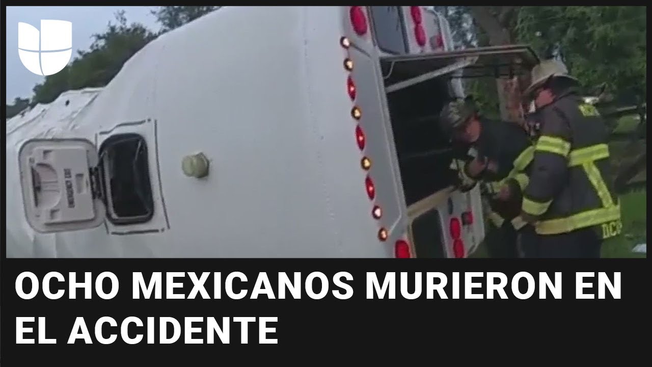 Accidente de autobús con migrantes en Florida: imágenes corporales de primeros policías en llegar