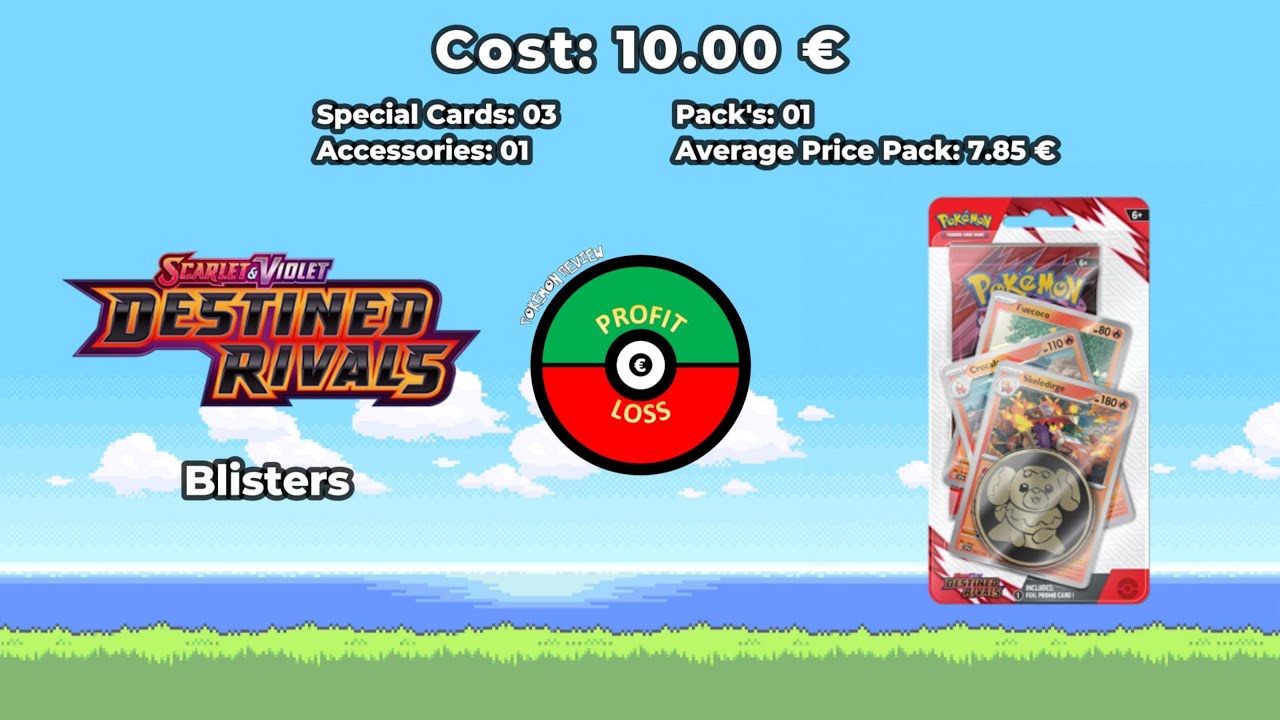 PROFIT OR LOSS? DESTINED RIVALS &bull; SKELEDIRGE &bull; PREMIUM CHECKLANE BLISTER