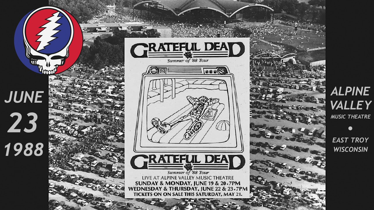 Grateful Dead 1988-06-23 Alpine Valley Soundboard Full Concert