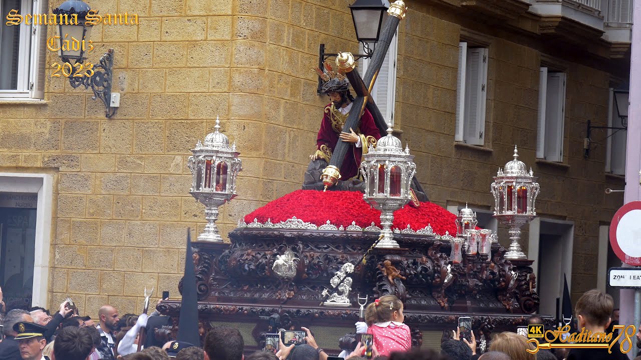 Semana Santa Cádiz 2023 Jesús Caído por Plaza San Agustín