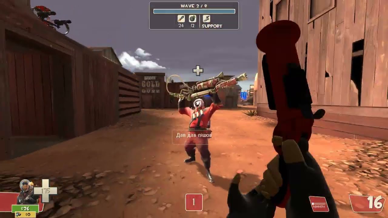 Team Fortress 2 MvM Pyro Gameplay