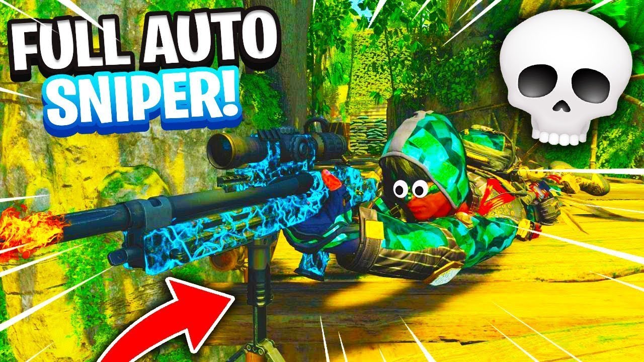 PRONE ONLY CHALLENGE with NEW FULL AUTO DLC SNIPER on BO4 (Black Ops 4 Vendetta Bipod Operator Mod)