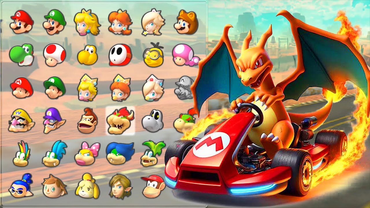 【マリオカート8デラックス】リザードン、炎の走りで勝利を掴む！Nintendo Switch の最高のレーシング ゲーム