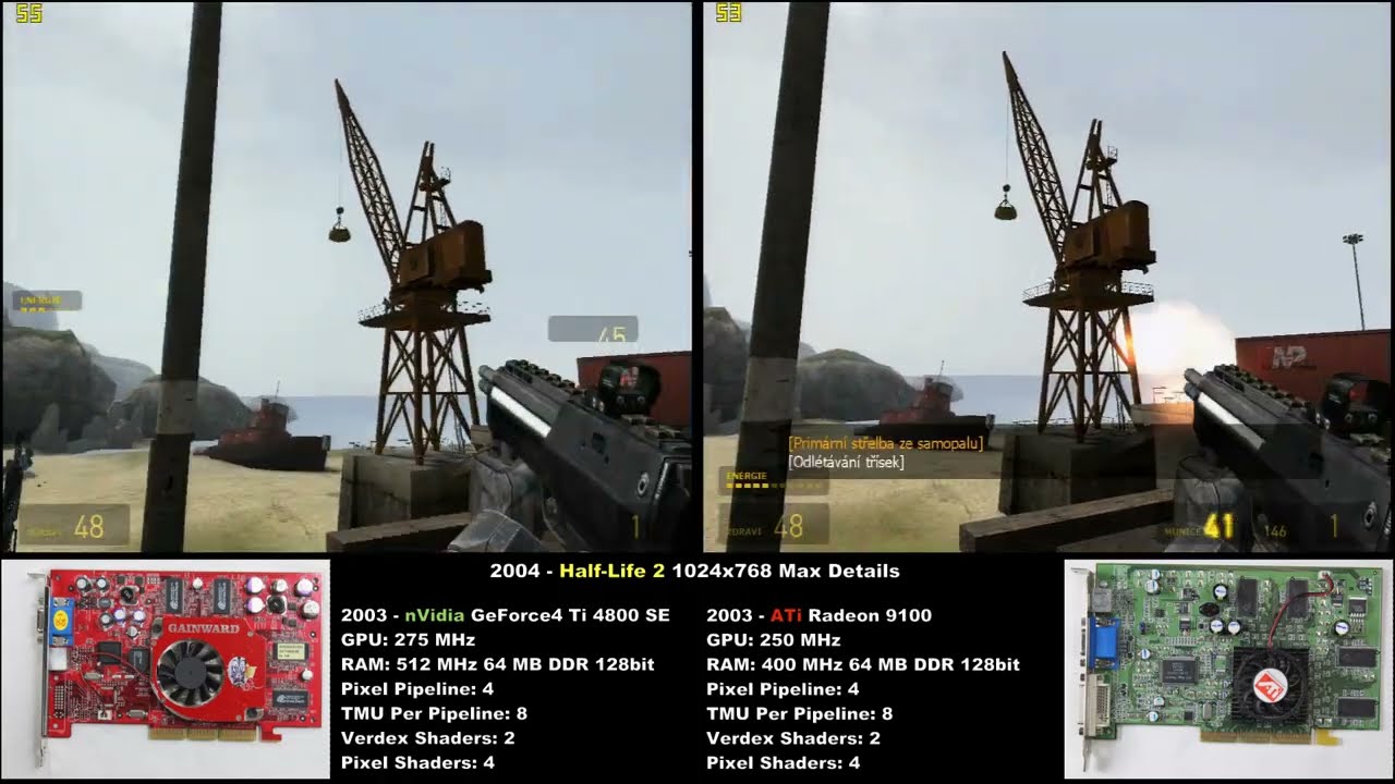 ATi Radeon 9100 vs nVidia GeForce4 Ti 4800 SE - AGP