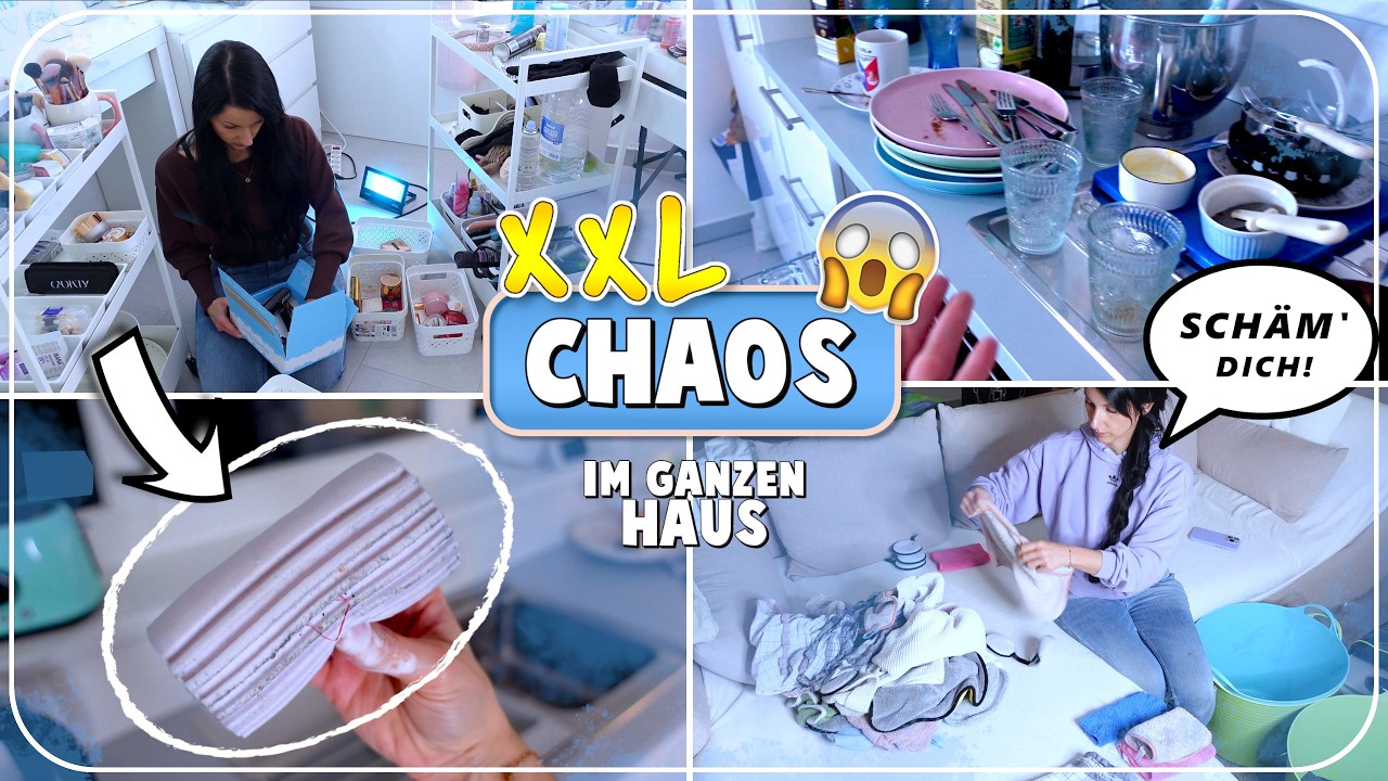 Meine PUTZROUTINE im ganzen Haus 😱 5 R&auml;ume in 5 Stunden Echtzeit | Das hab ich untersch&auml;tzt...