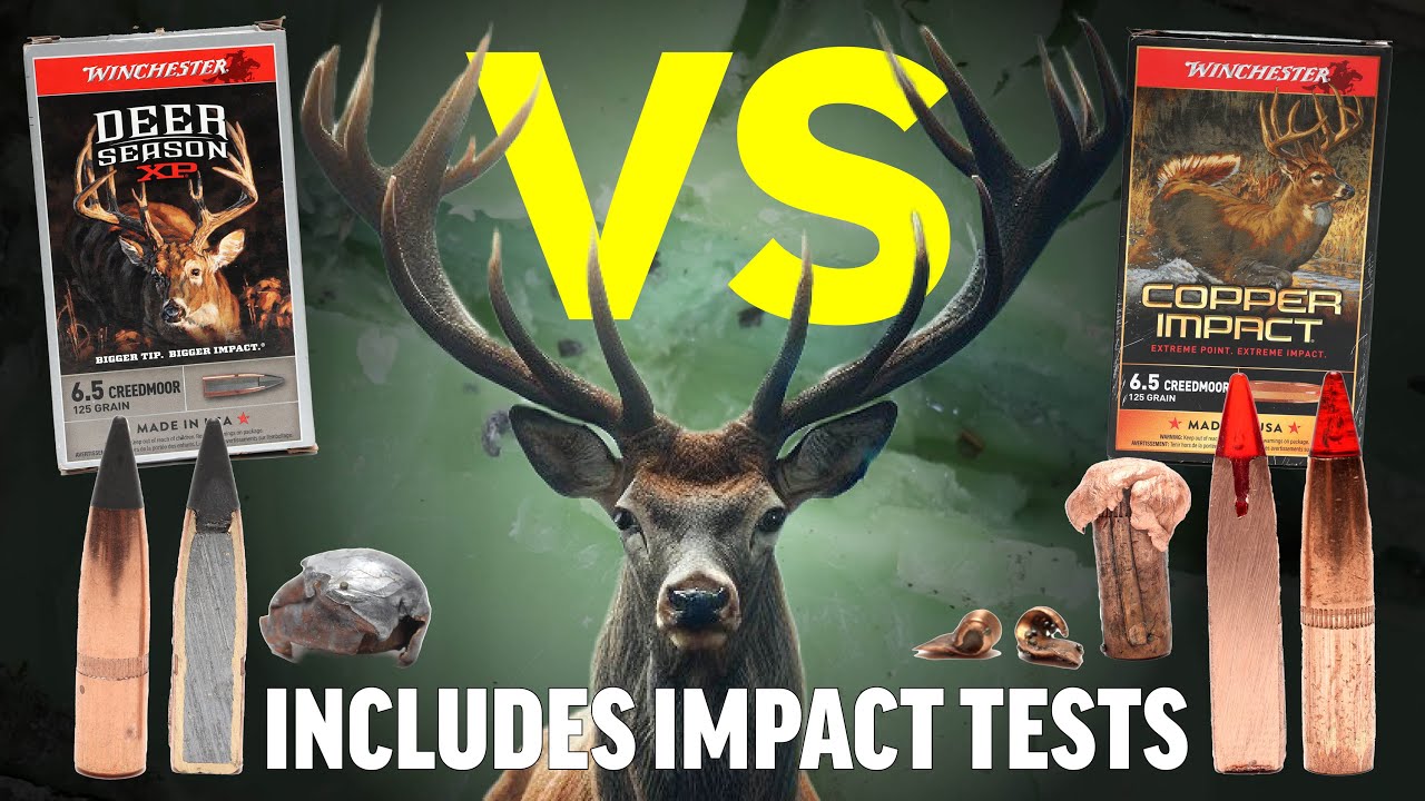 СВИНЦ ПРОТИВ МЕДИ - Winchester DEER SEASON XP против Winchester COPPER IMPACT