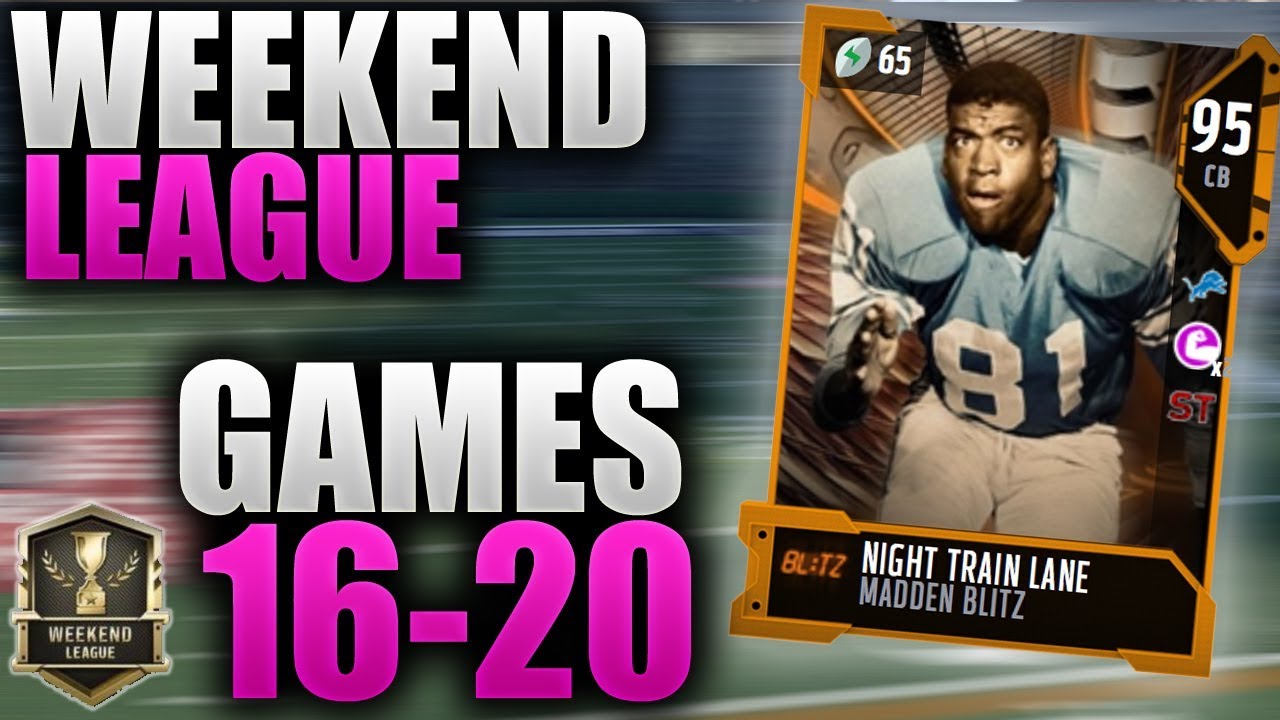 ONE PLAY TDS ALL DAY | Madden 18 Weekend League Recap Games 16-20