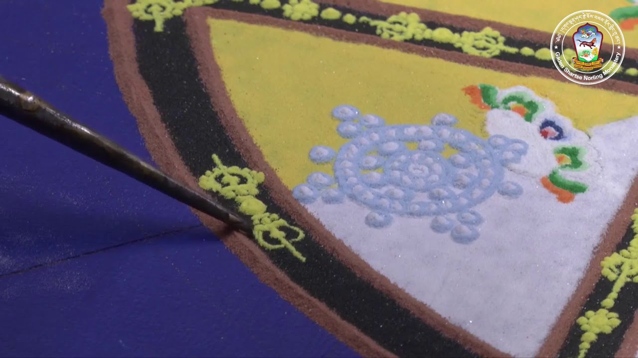 Tsktse Dupchoe Mandala at Gaden Shartse Monastery, Video Taken by Gompa Services
