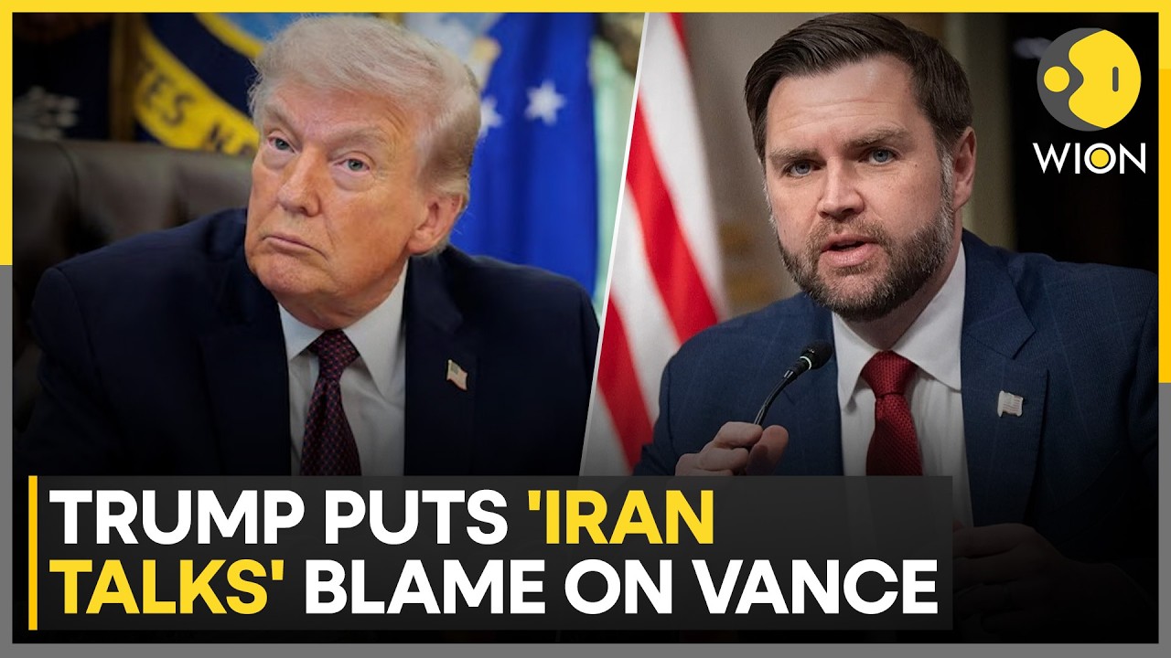 Trump Puts Spotlight on Vance for Iran Talks Says if Deal Fails, Then I am Blaming JD Vance | WION