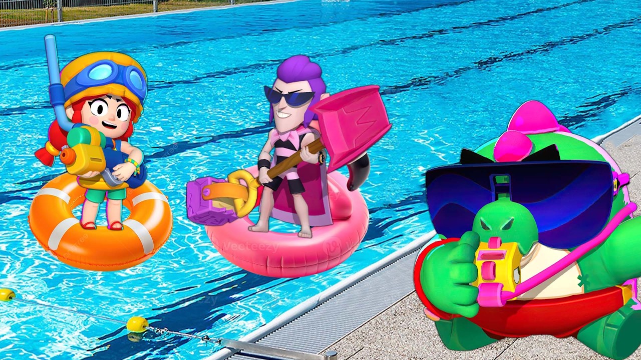 Das passiert, wenn Brawler ins Schwimmbad gehen!😱