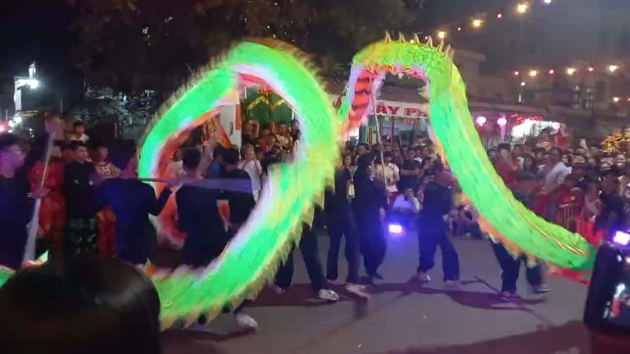 Múa rồng giao thừa 2026 (sông mao) xã hải ninh
