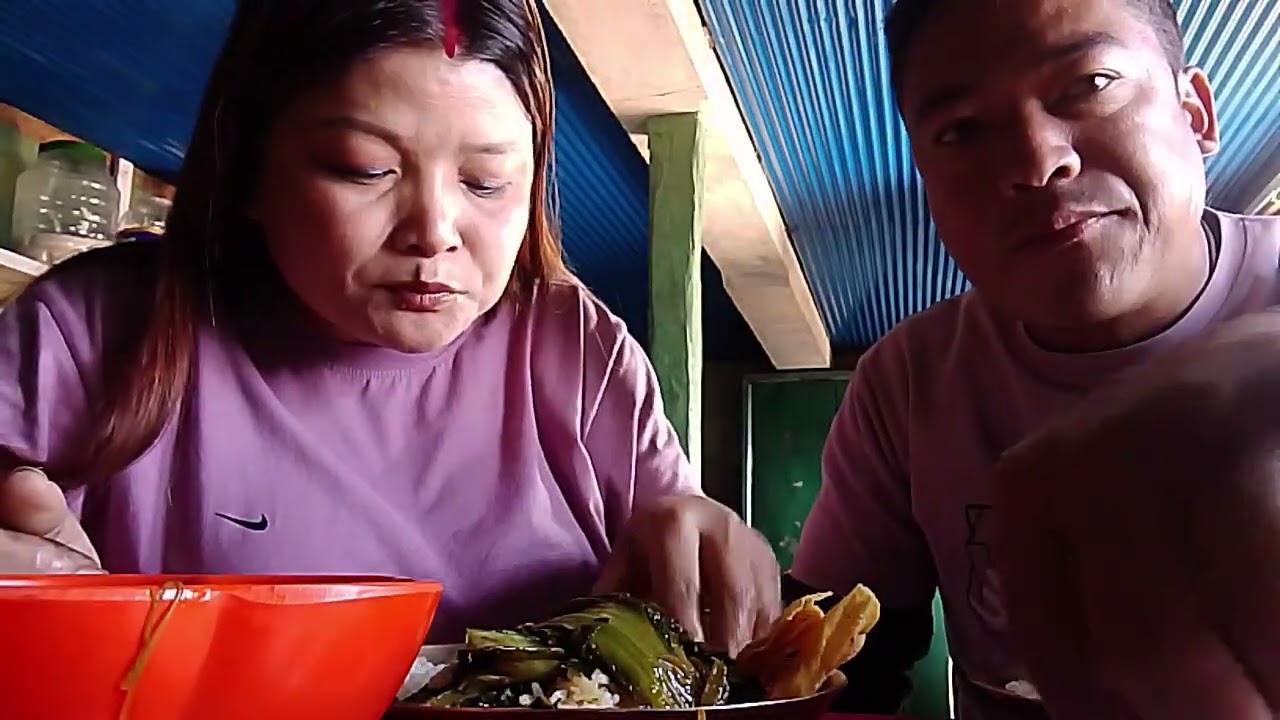#Husband wife Ko first mukbang 🙏🙏🙏