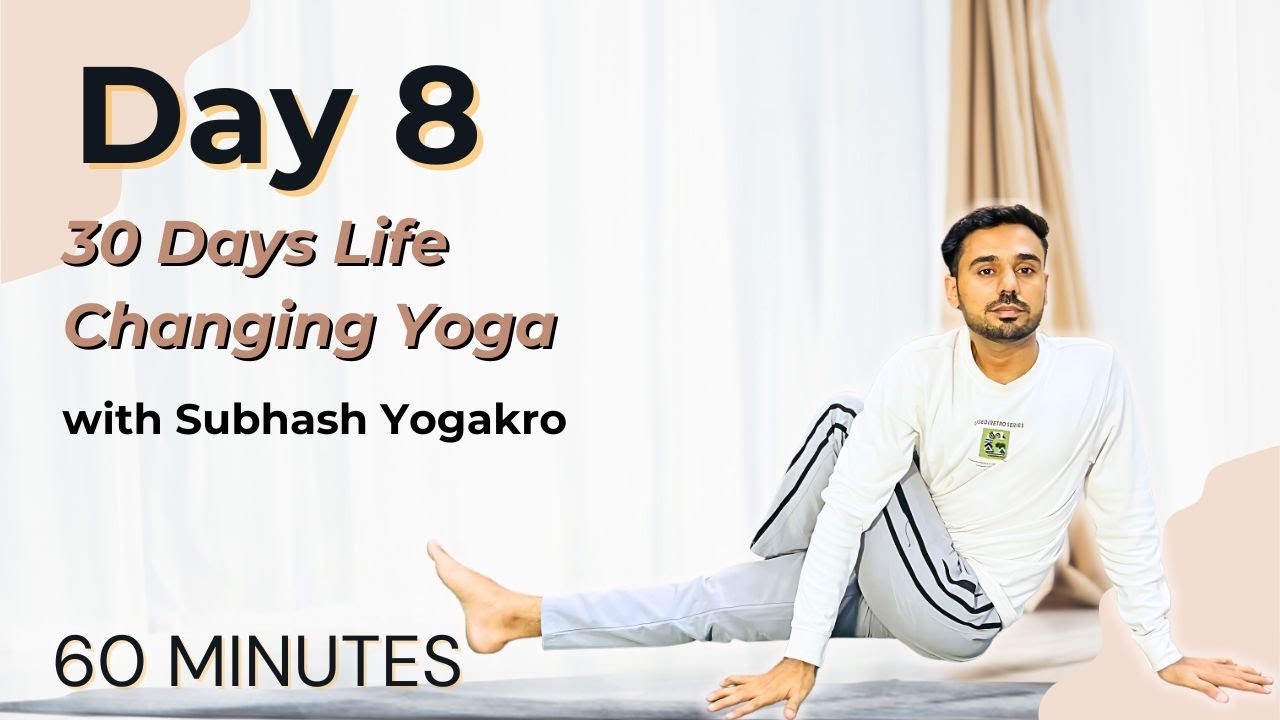 Day 8- Light Yoga & Meditation | 30 Days Life changing yoga with ‪@SubhashYogakro‬