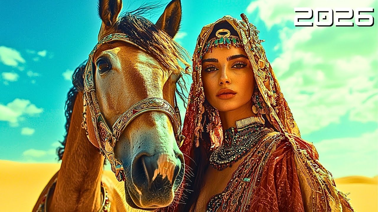 Arabic Music BGM - Moon Over Burning Sands (DJ MIX 2026)