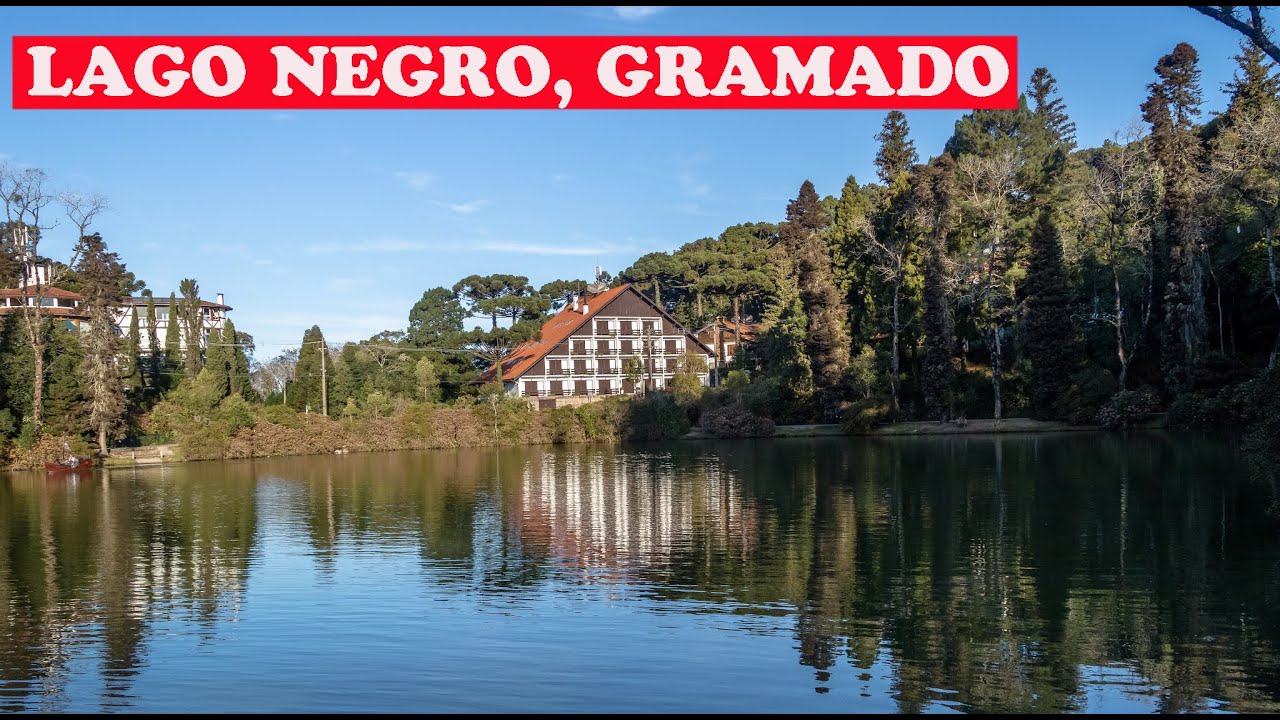 LAGO NEGRO, UM DOS RECANTOS MAIS BELOS DE GRAMADO, SERRA GA&Uacute;CHA