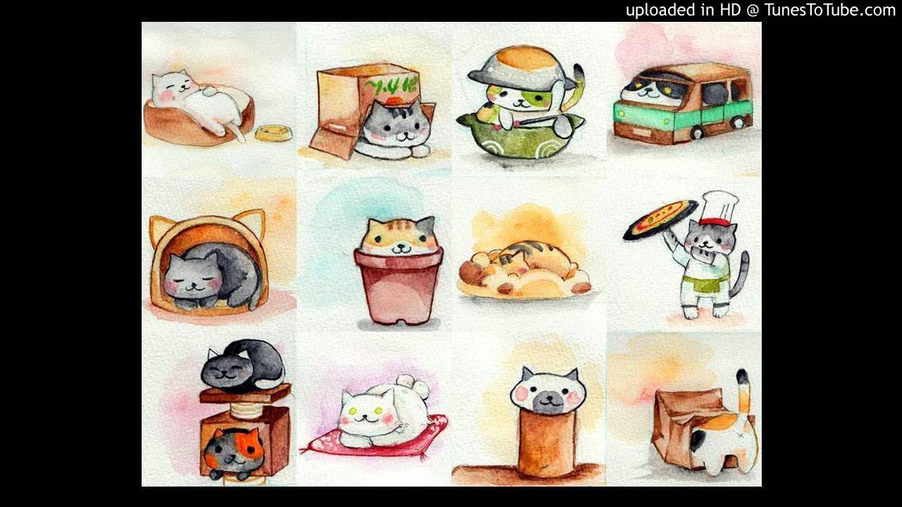 Neko Atsume BGM extended for 10min!  ねこあつめ  猫咪后院【作业用】