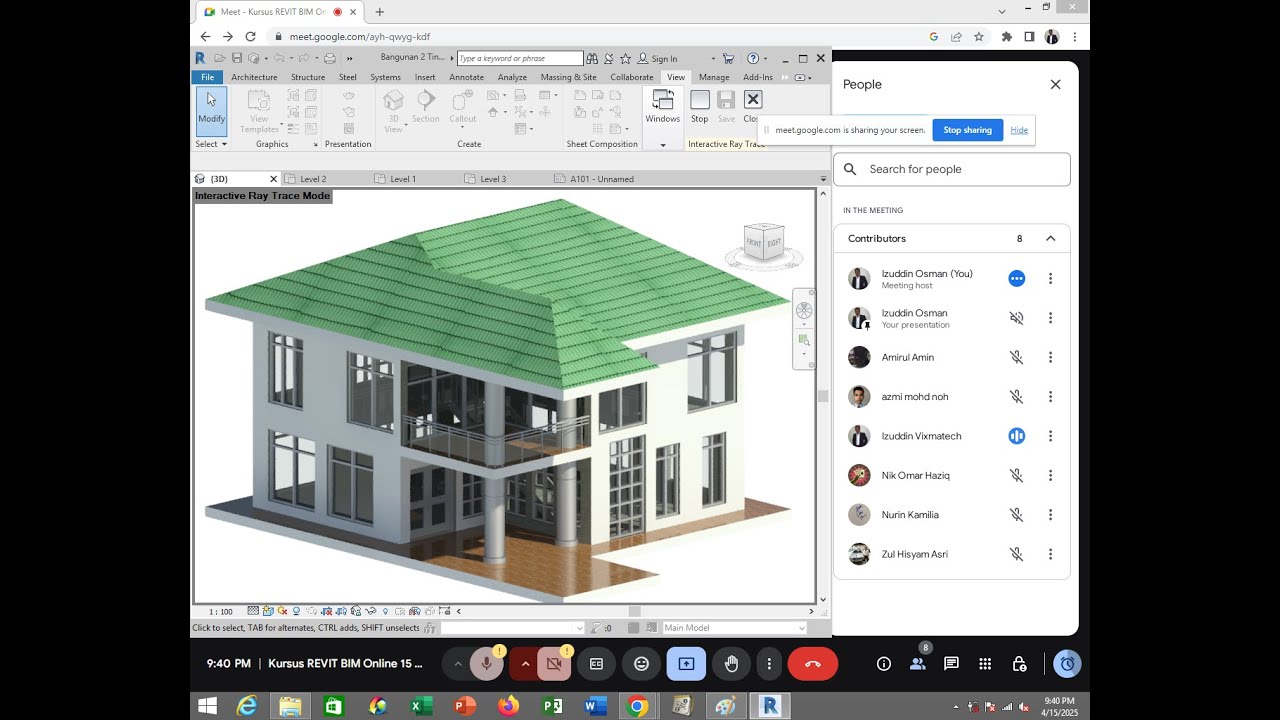 Kursus Sijil REVIT BIM MEP & Architecture Training Course Malaysia - (Kursus Revit Online) 2025 P8