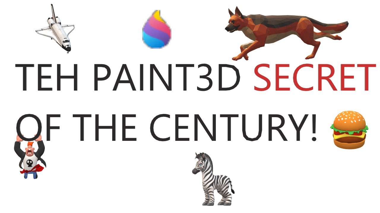 The paint3D secret of teh century! ~Rotating a model without seeing the Icon