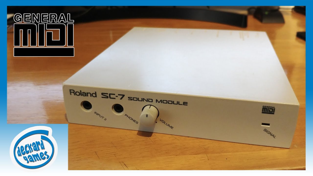 Roland SC-7 Sound Module: MIDI Greatness on the 