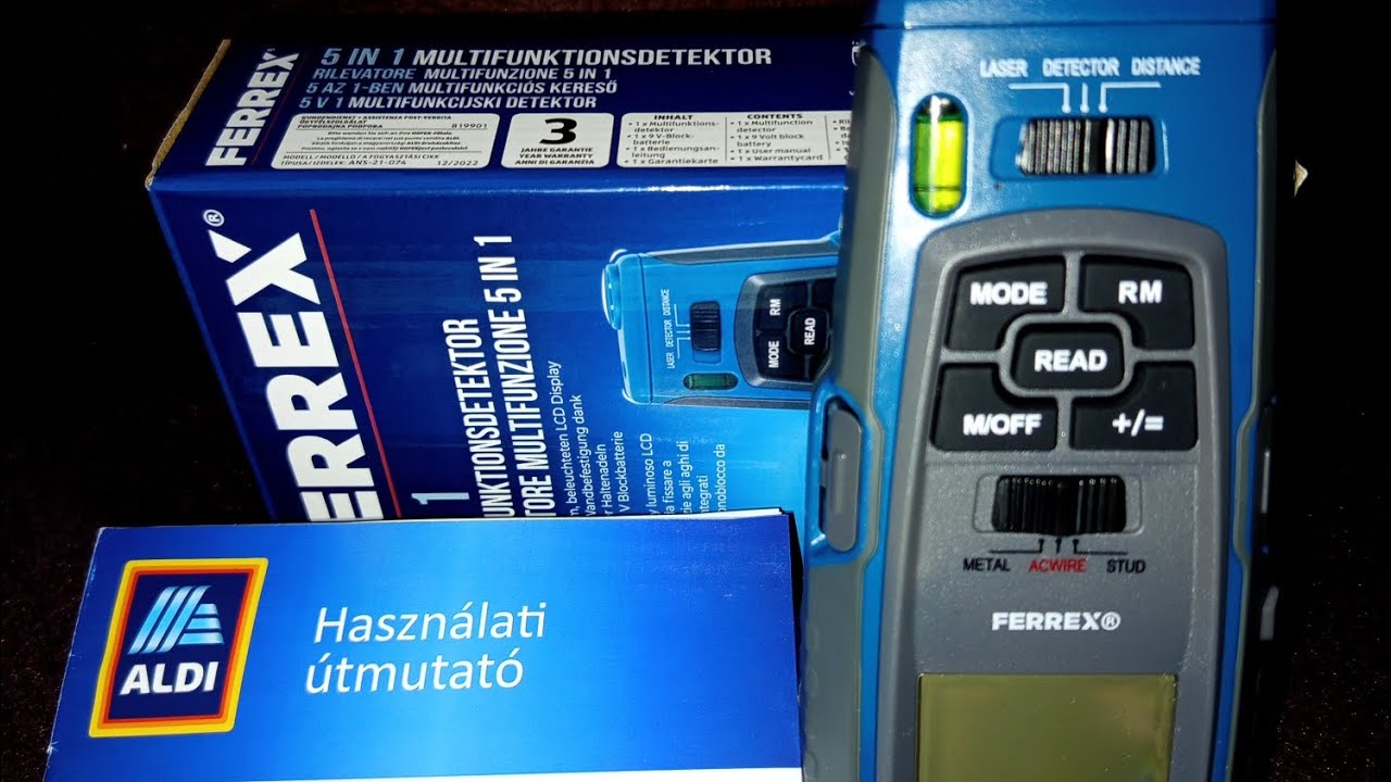 FERREX (Aldi) 5 ín 1 multifunkciós mérő bemutató és teszt