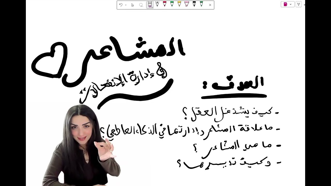 محاضرة بعنوان : ما هي المشاعر و إدارة الإنفعالات؟