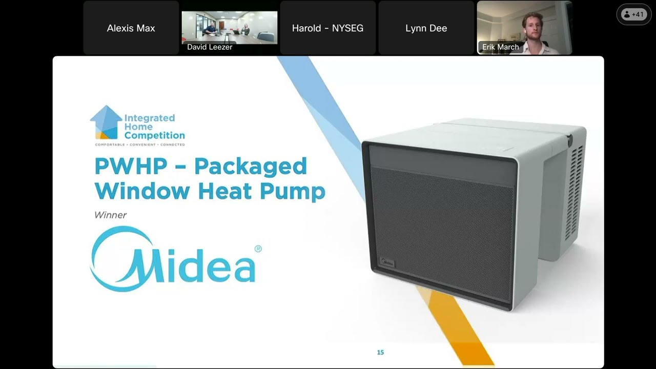 2023 Integrated Home Competition Webinar - Midea PWHP Packaged Window Heat Pump