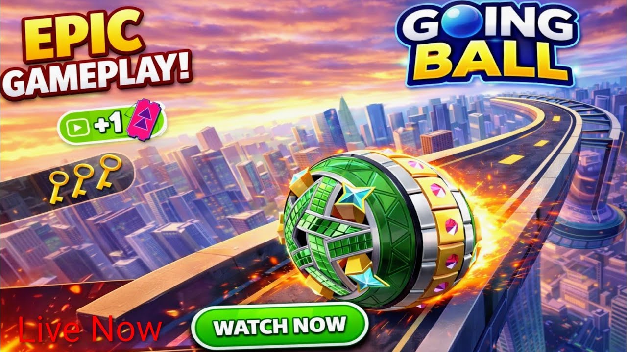 Going Ball EPIC Gameplay | Hard Level 35 super speed Complete Long Video 🎮