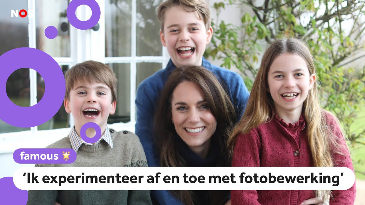 Prinses Kate zegt sorry voor met computer bewerkte foto