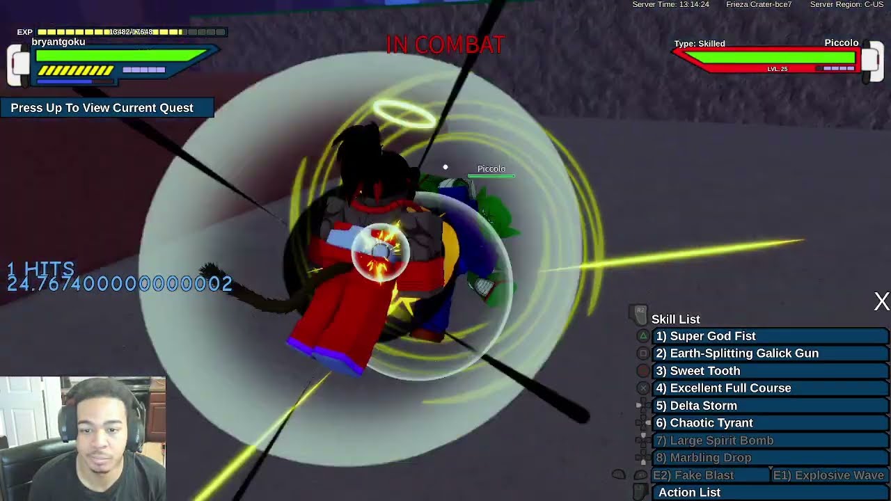 Roblox Dragon Ball Generations Grinding With @Tyme717