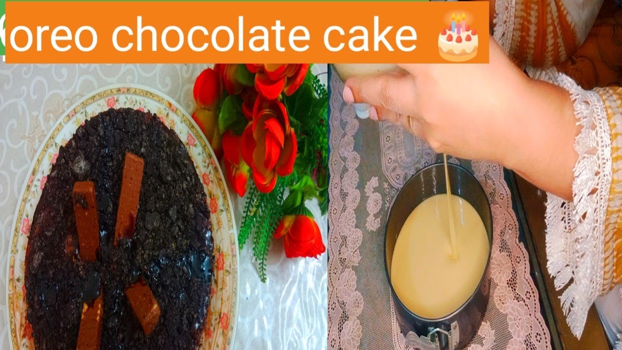 oreo chocolate cake recipe||sponge cake recipe ||how to make Oreo cake