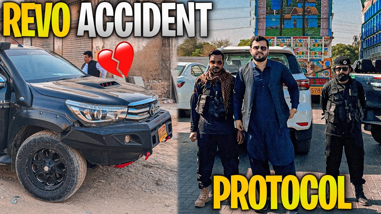 Barat Protocol / Revo Dala Accident 💔/Hammar Bumper War Gaya..