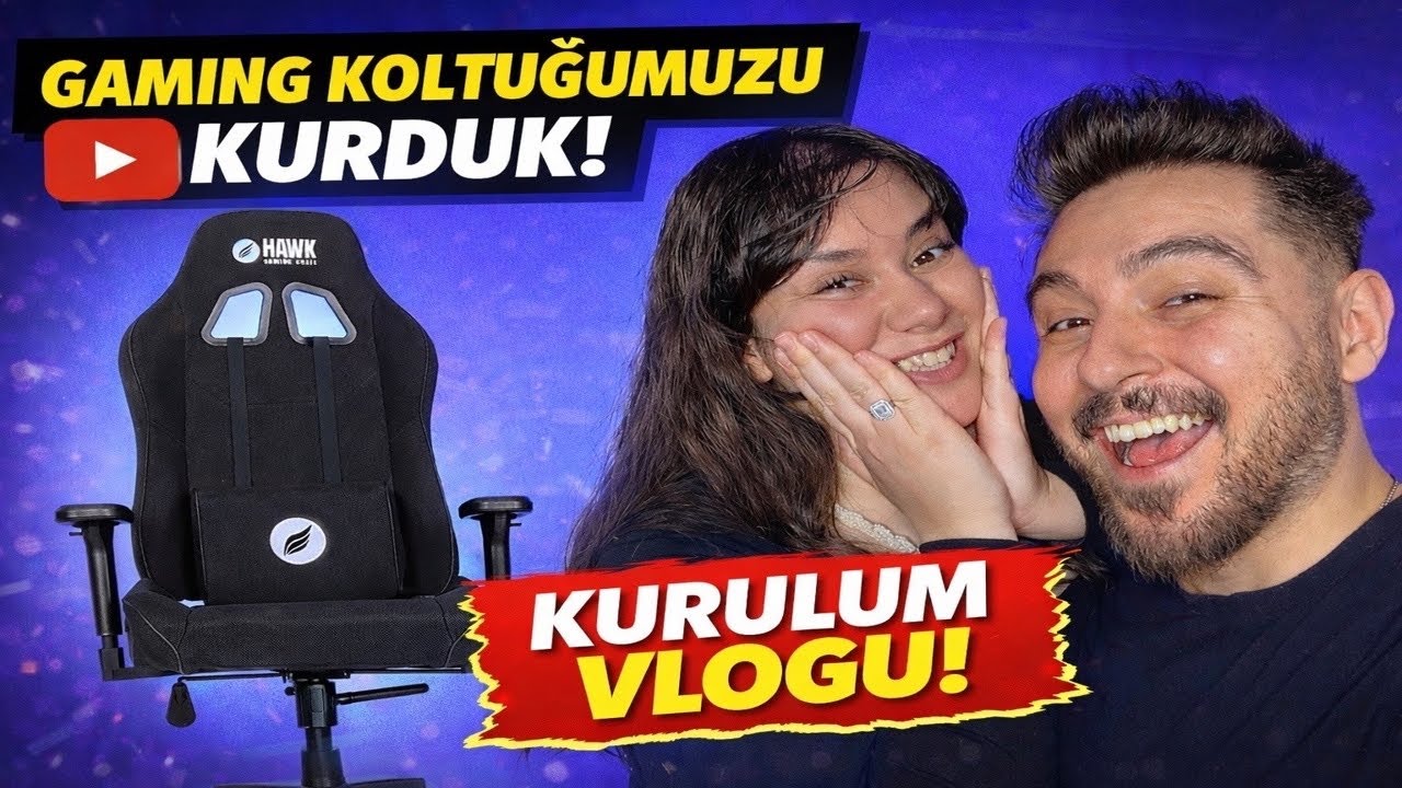 “Sıfırdan Gaming Koltuğu Kurduk! Hawk Koltuk İnceleme + Kurulum”