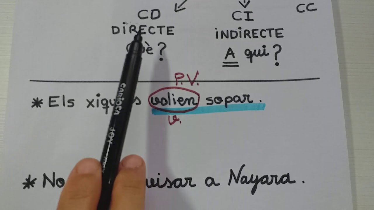 EL PREDICAT VERBAL