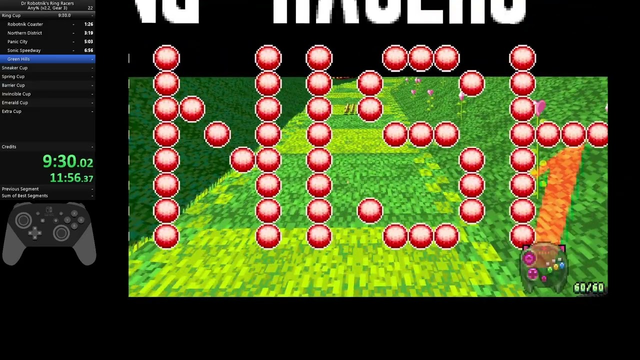Dr Robotnik's Ring Racers - Any% (Gear 3) - RTA 1:35:57.65 IGT 1:16:51.71