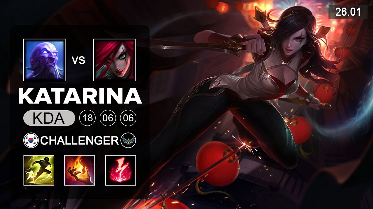 Katarina vs Ryze Mid - KR Challenger - Patch 26.01 Season 16