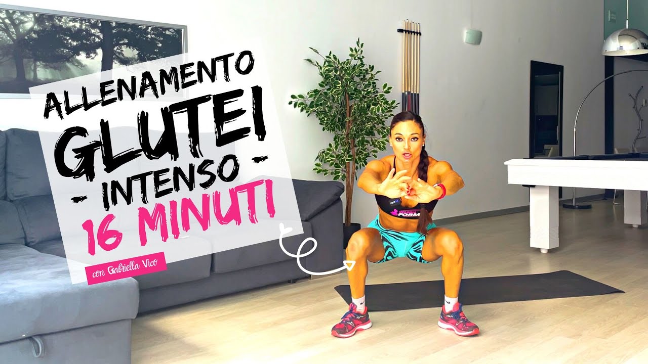 Allenamento Glutei Intenso 16 minuti - Esercizi per rassodare i glutei