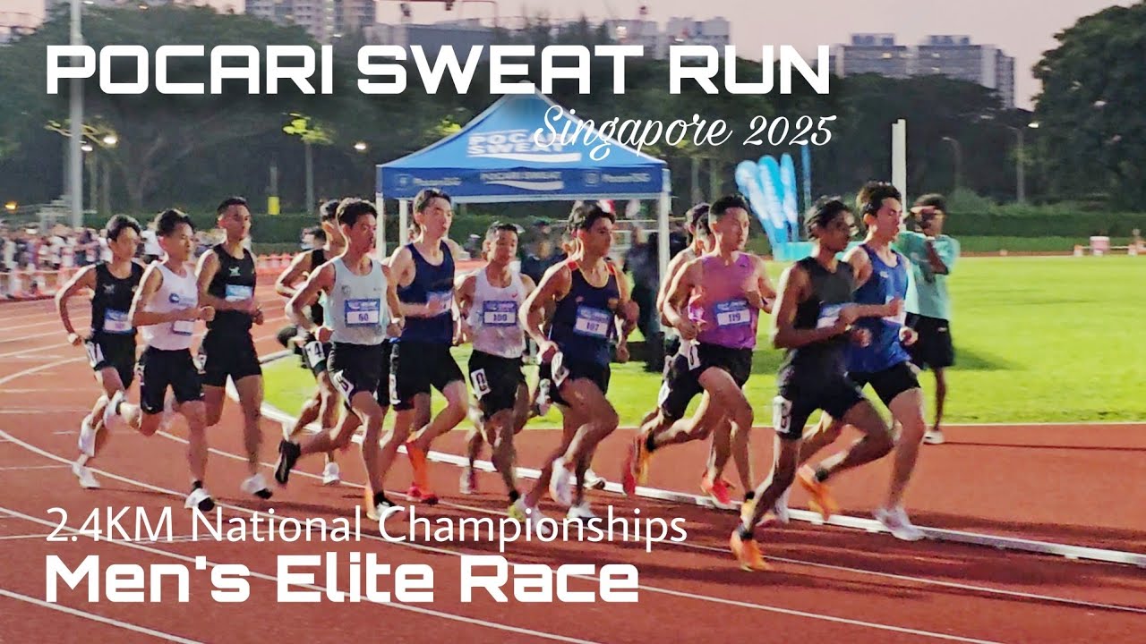POCARI SWEAT RUN SINGAPORE 2025 - 2.4KM MEN'S ELITE RACE, 19 July 2025
