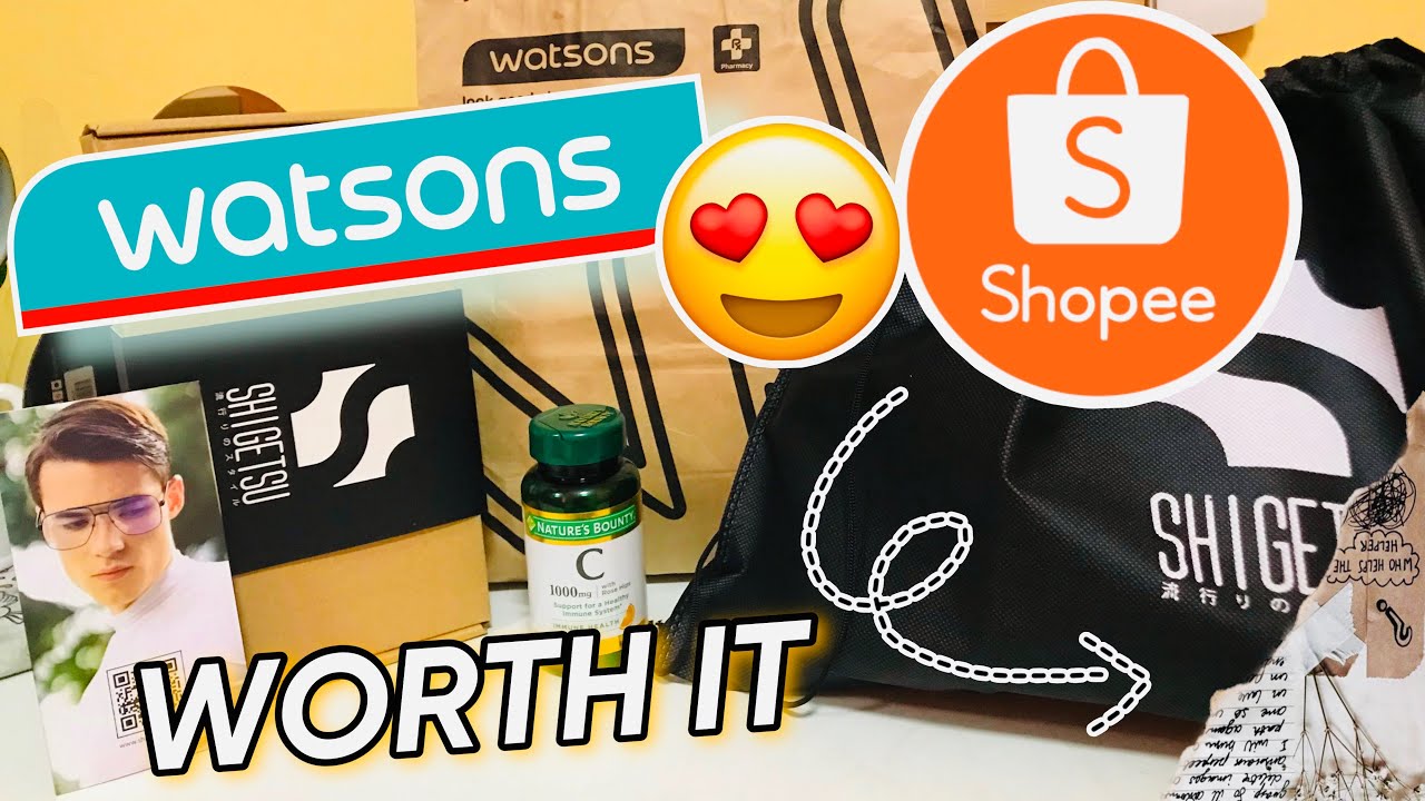 SHOPEE HAUL & WATSONS HAUL 🛍🛒✨#shopeefinds