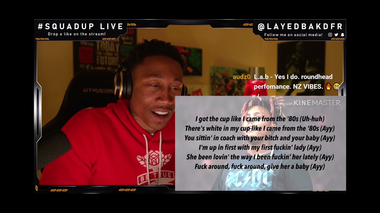 LayedBakDFR reacts to JuiceWrld Carry It