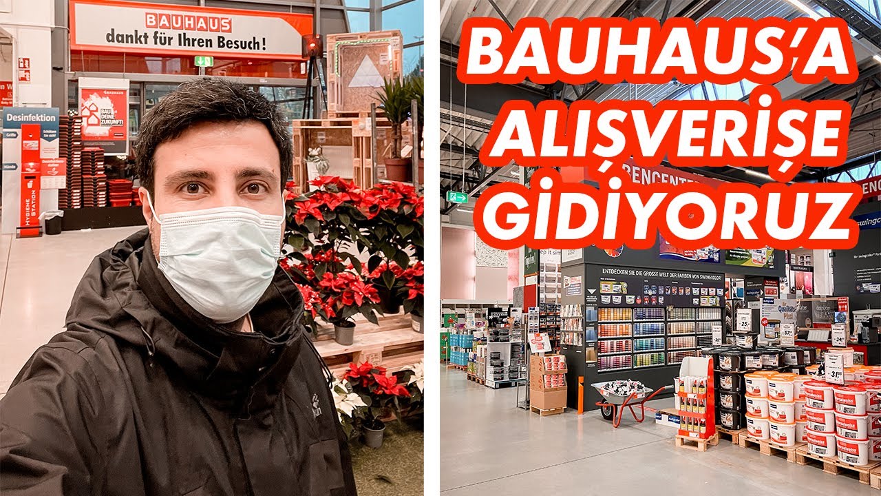 BAUHAUS'A ALIŞVERİŞE GİDİYORUZ - Almanya'da Ev Dizmek