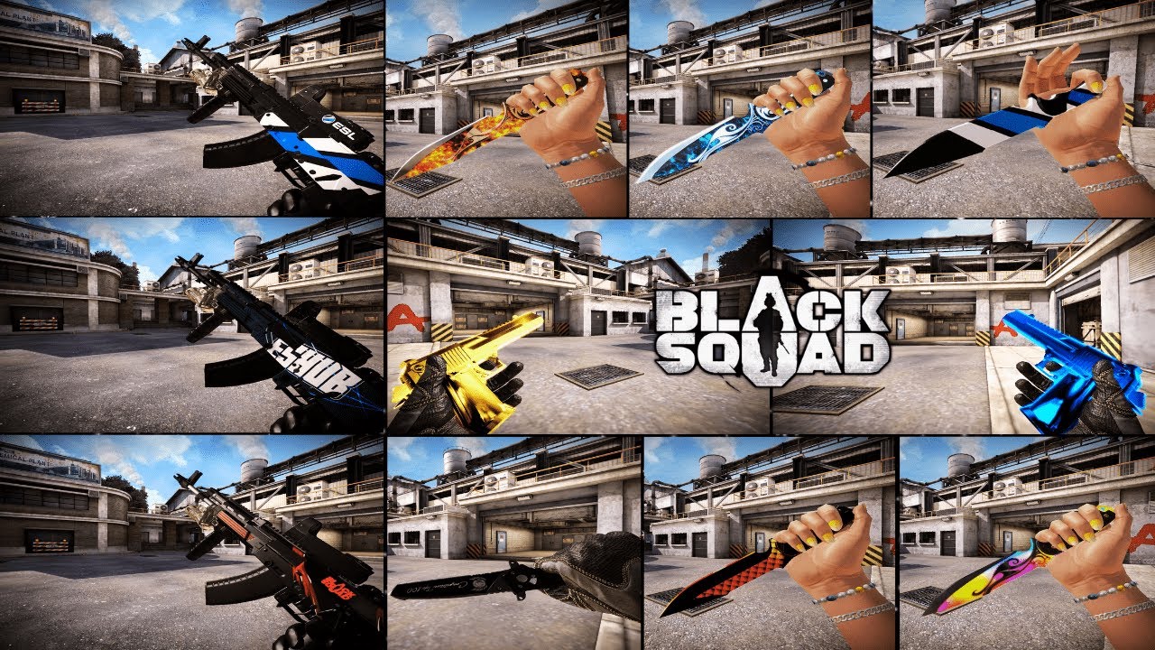 Black Squad Skin Changer Showcase