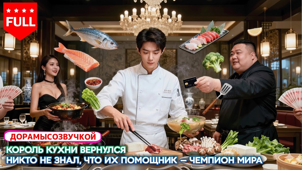 【RUS DUB】👑Король поваров стал обычным помощником на кухне 😱#корольповаров #кулинарнаябитва