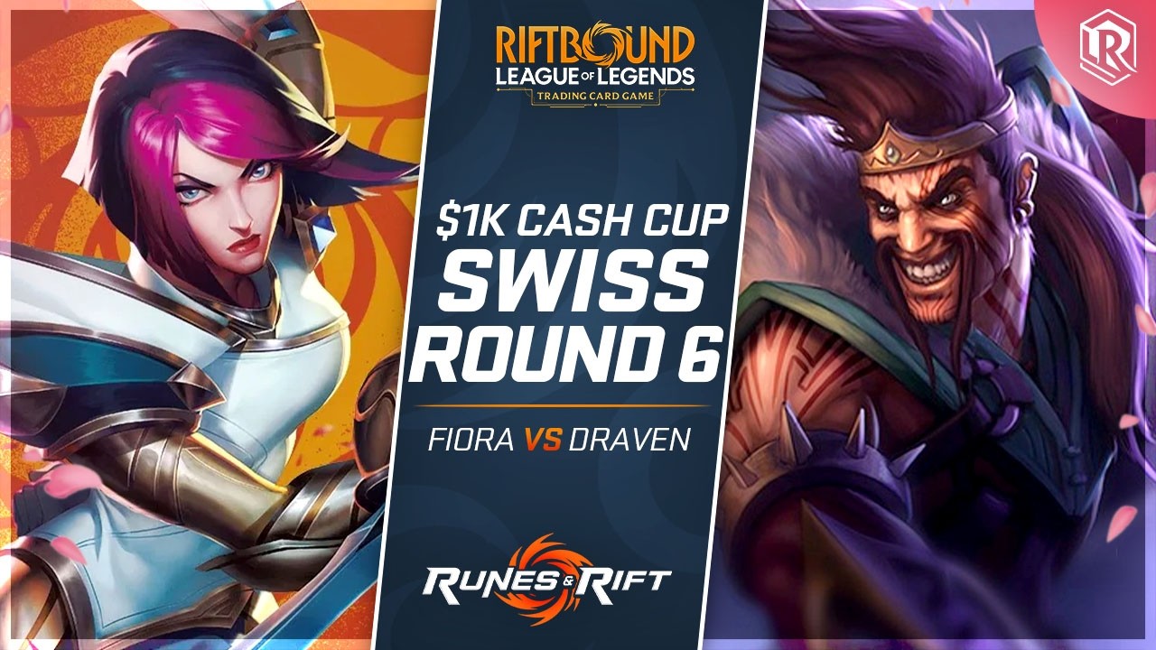 $1K Riftbound Tournament - Fiora vs Draven - Round 6