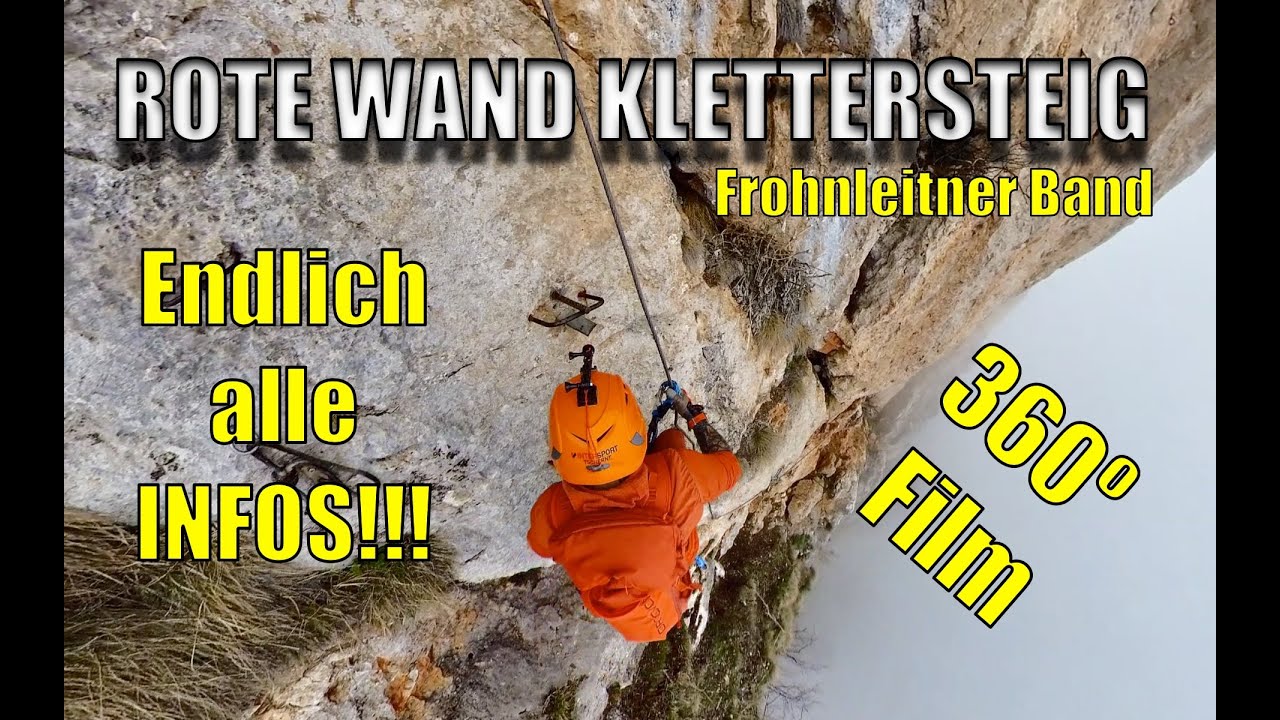 ⚠️HIER ALLE INFOS🚷 | Rote Wand Klettersteig | Frohnleitner Band