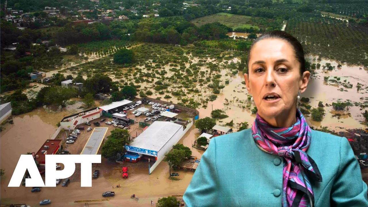Sheinbaum Visits Veracruz as Deadly Floods Kill 50 Across Mexico | Poza Rica Devastated | APT