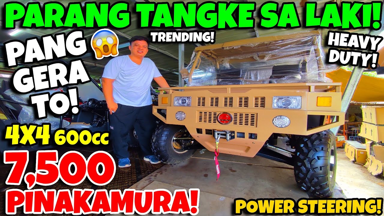 4 WHEELS NA 4X4 600cc ALA TANGKE PANG GERA ANG LAKI! 7,500 NALANG PINAKAMURA! LEGIT BUONG UNIT NA!