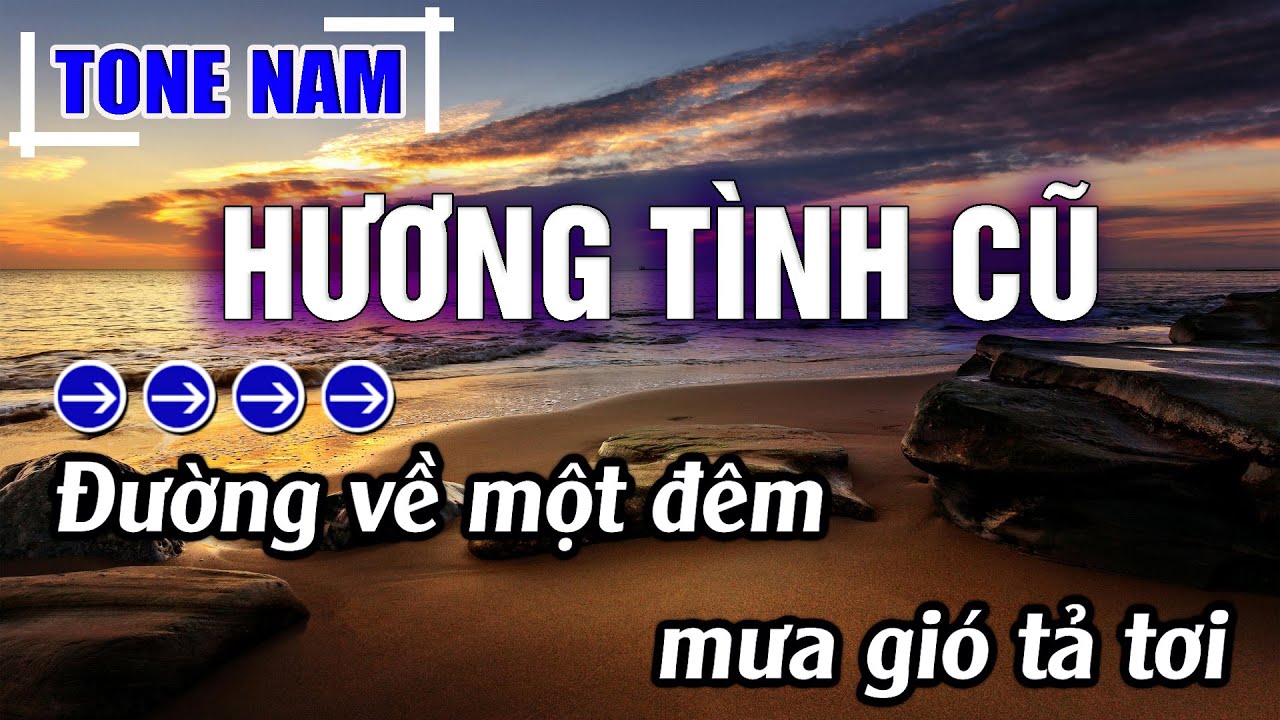 Hương Tình Cũ Karaoke Tone Nam ( A#m ) Beat Mới | Karaoke Đăng Khôi