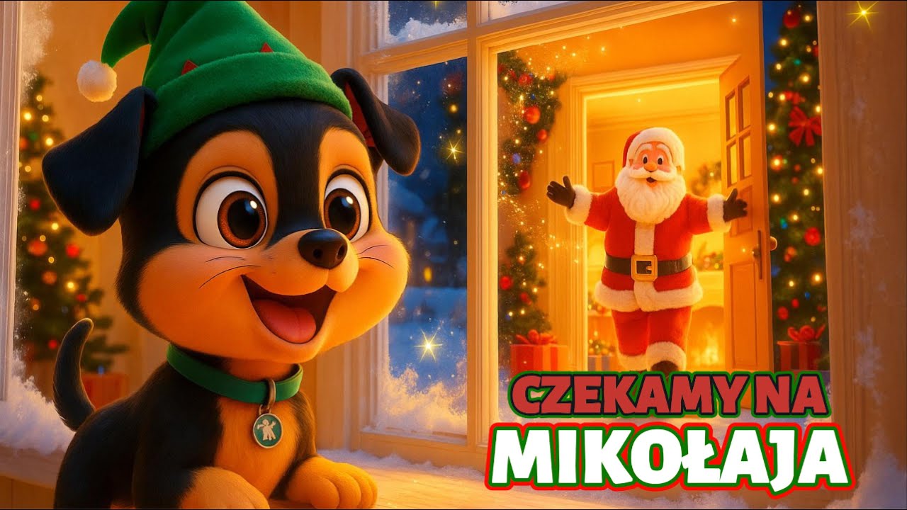 Piesek Kapsel 🐶🎅 Czeka na Mikołaja | Świąteczna Piosenka Kolęda dla Dzieci 🤖 NutkoBot
