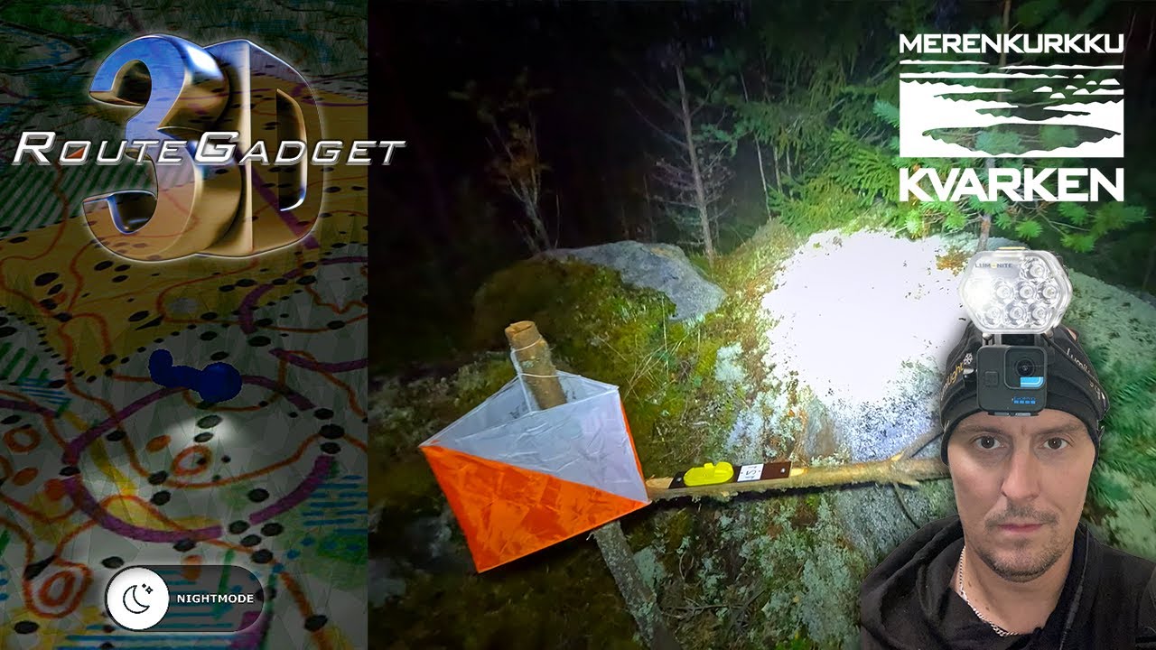 Kvarken-O Natt, Kvevlax 30.9.2025 [Headcam Orienteering]